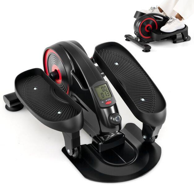 Costway Under Desk Elliptical Pedal Exerciser Adjustable Magnetic Resistance and Whisper Quiet-Red Costway Under Desk Elliptical Pedal Exerciser Adjustable Magnetic Resistance and Whisper Quiet-Red