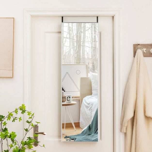 Kõrge ristkülikukujuline riputatav peegel 120 x 37 cm