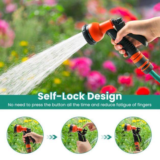 15+1M and 20+2M Wall Mounted Hose Reel Retractable Auto Rewind Watering-20+2M