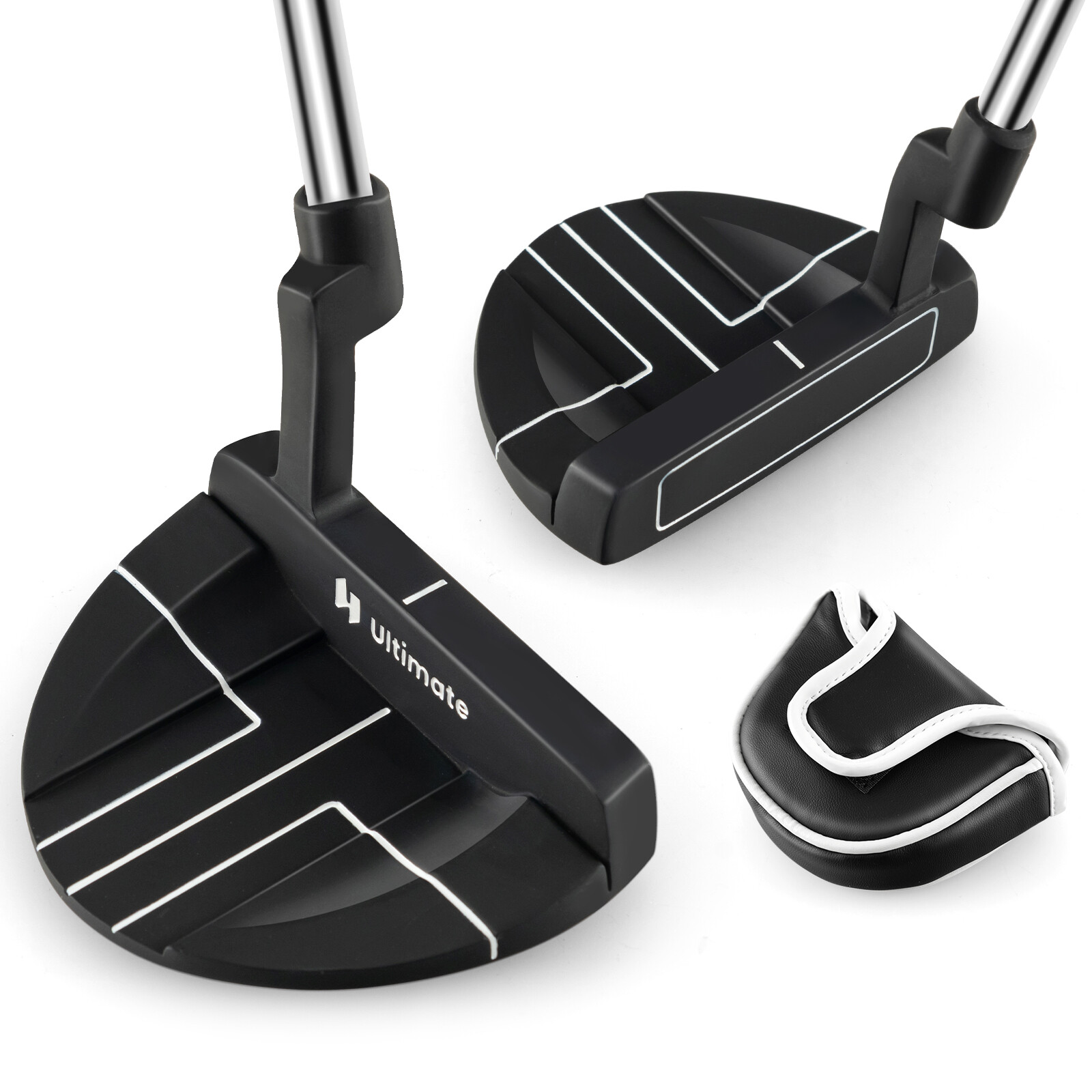 Golfi putter peakattega 89 cm Mallet stiilis putter paremakäelistele