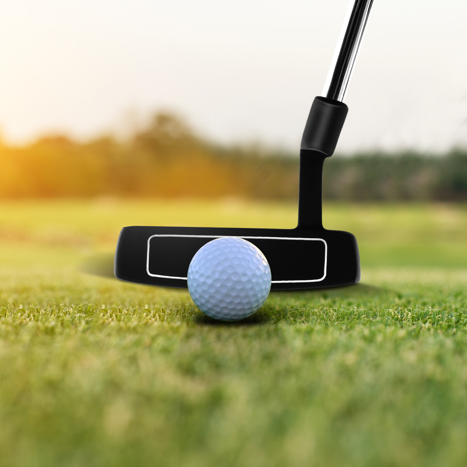 Golfi putter peakattega 89 cm Mallet stiilis putter paremakäelistele