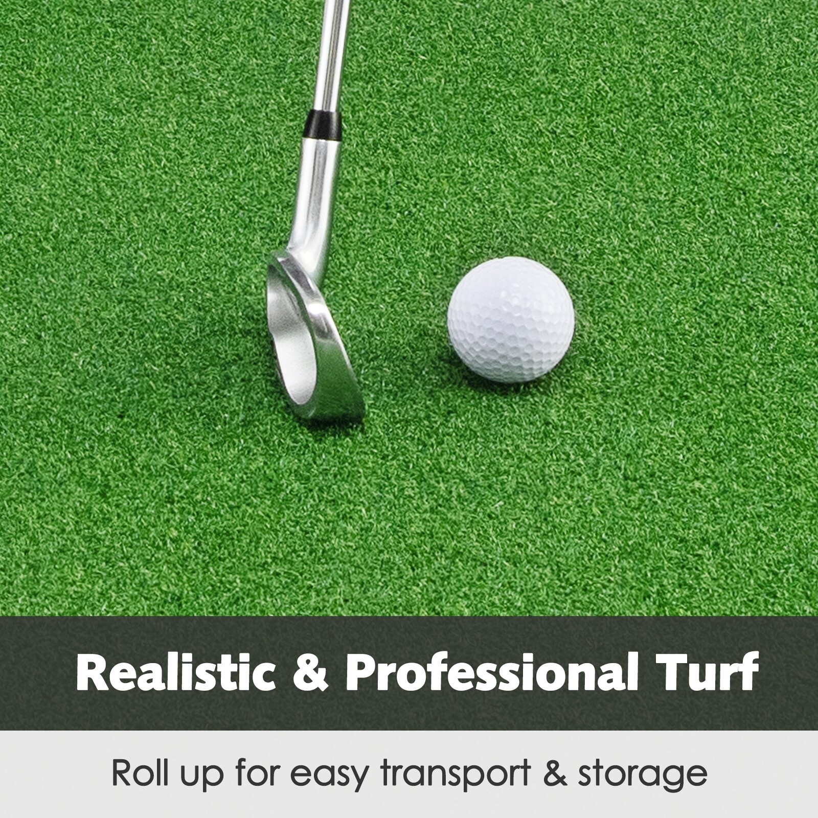 5 x 3 jala (1,5 x 0,9 m) golfimatt 3 kummist tiiga