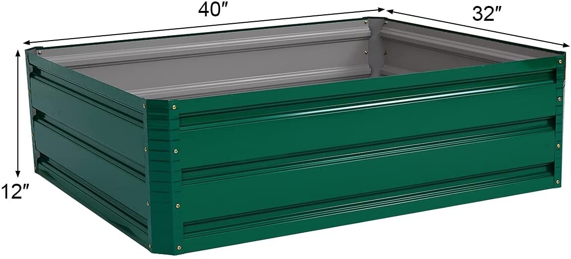 102 cm x 81 cm kõrgpeenar köögiviljade ja lillede istutamiseks