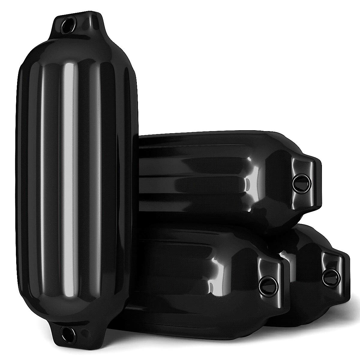 4 soonikkoes Marine 22 cm x 69 cm paadi poritiib vinüülist kaitseraud – must