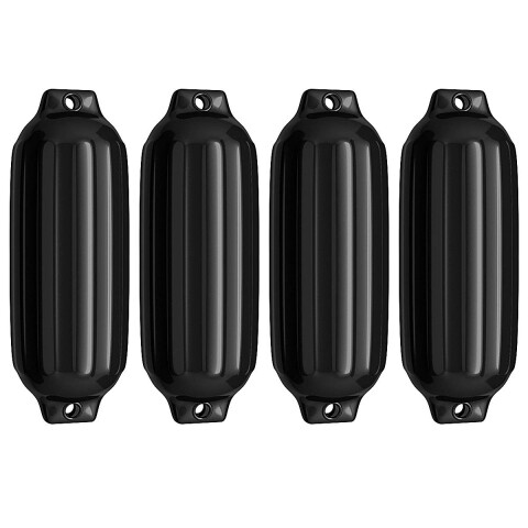 4 soonikkoes Marine 22 cm x 69 cm paadi poritiib vinüülist kaitseraud – must
