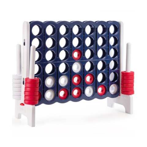 Jumbo 4 in a Row 4-to-Score hiiglaslik mängukomplekt - valge