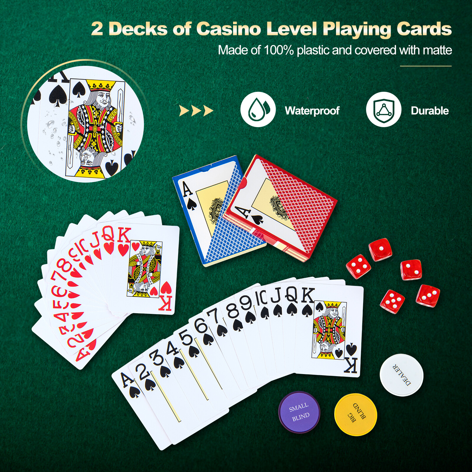 14-grammine Texas Holdem pokkeri žetoonide komplekt