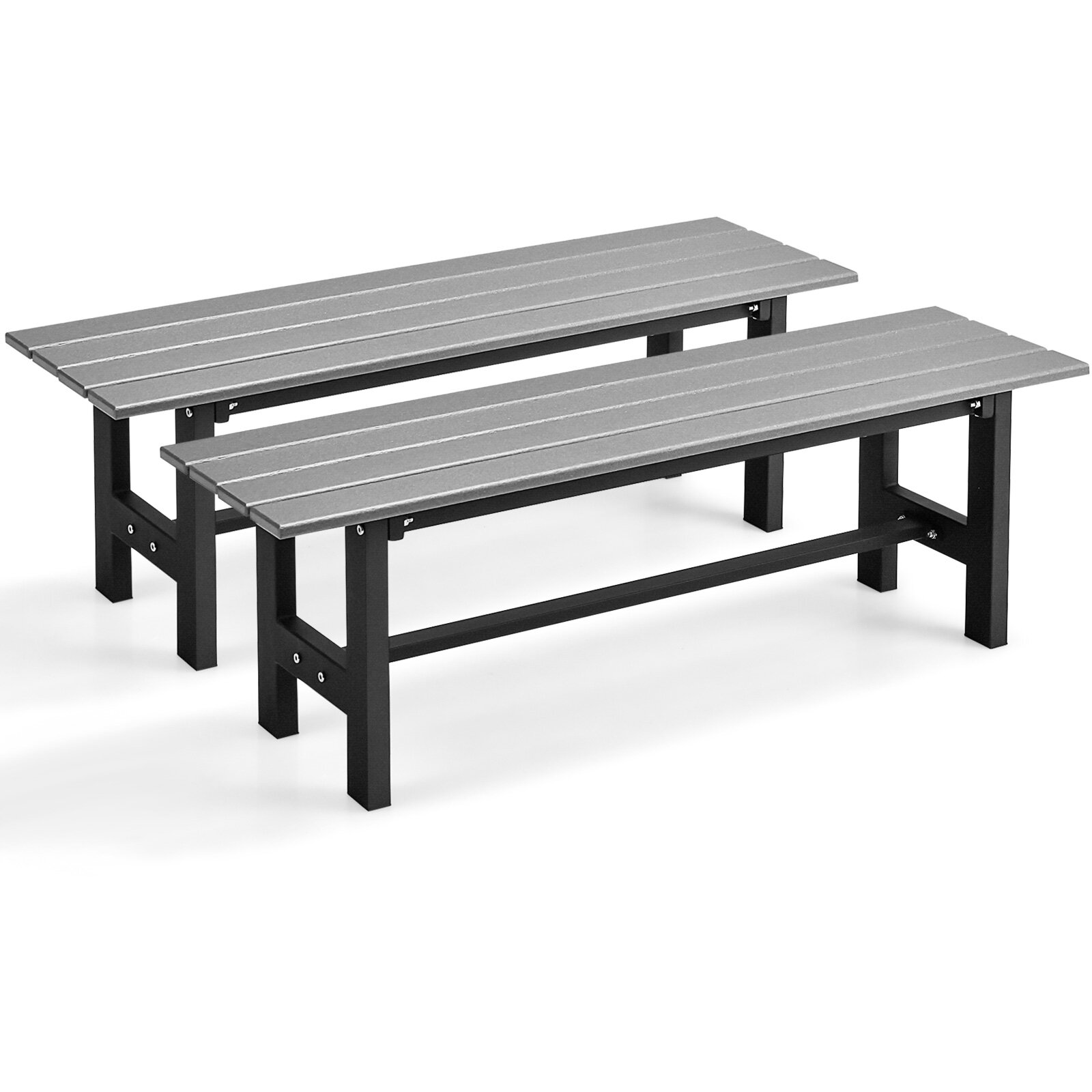 119 cm aiatool liistudega istmega, plastkattega raudraam - hall