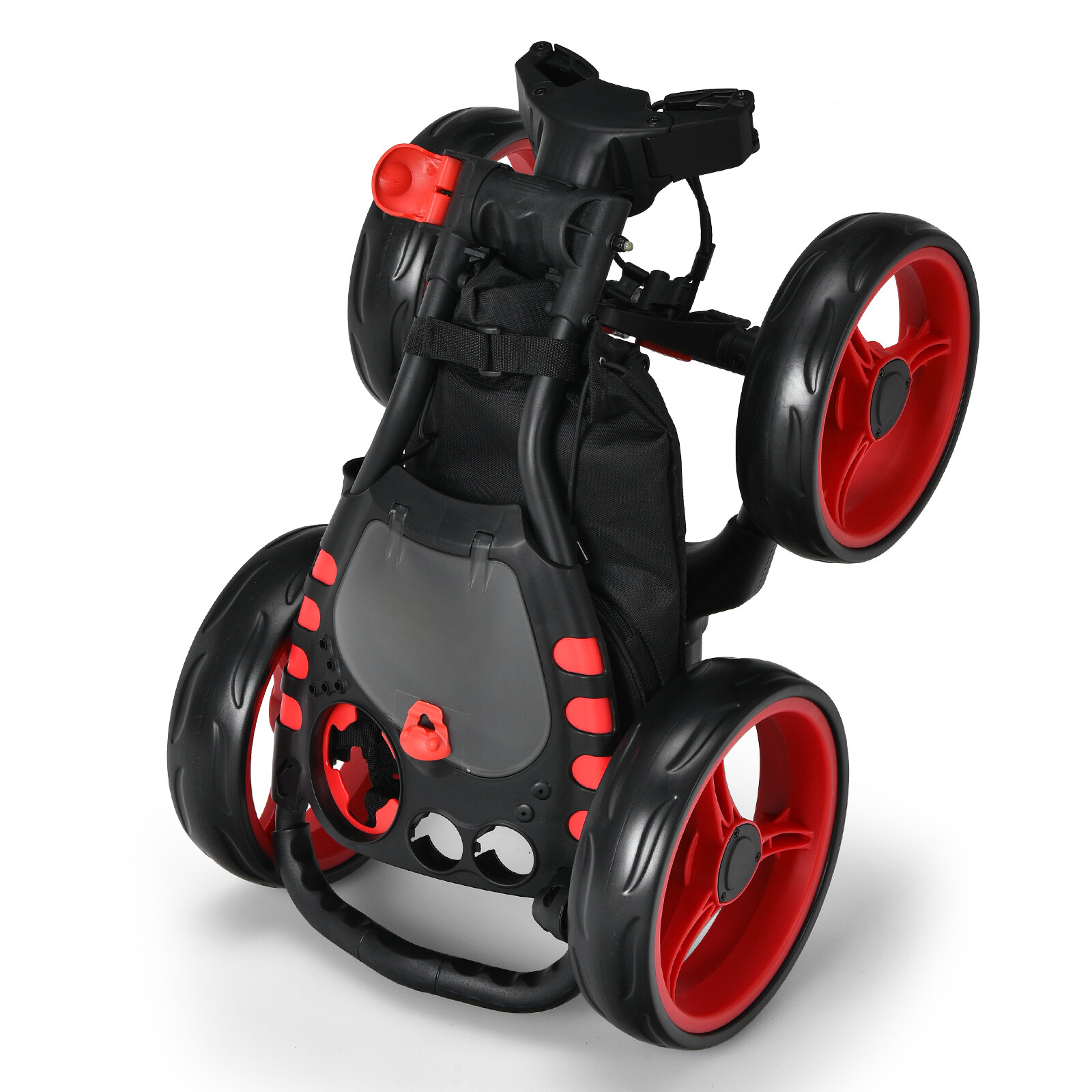 Golfikäru jalgpiduriga - punane