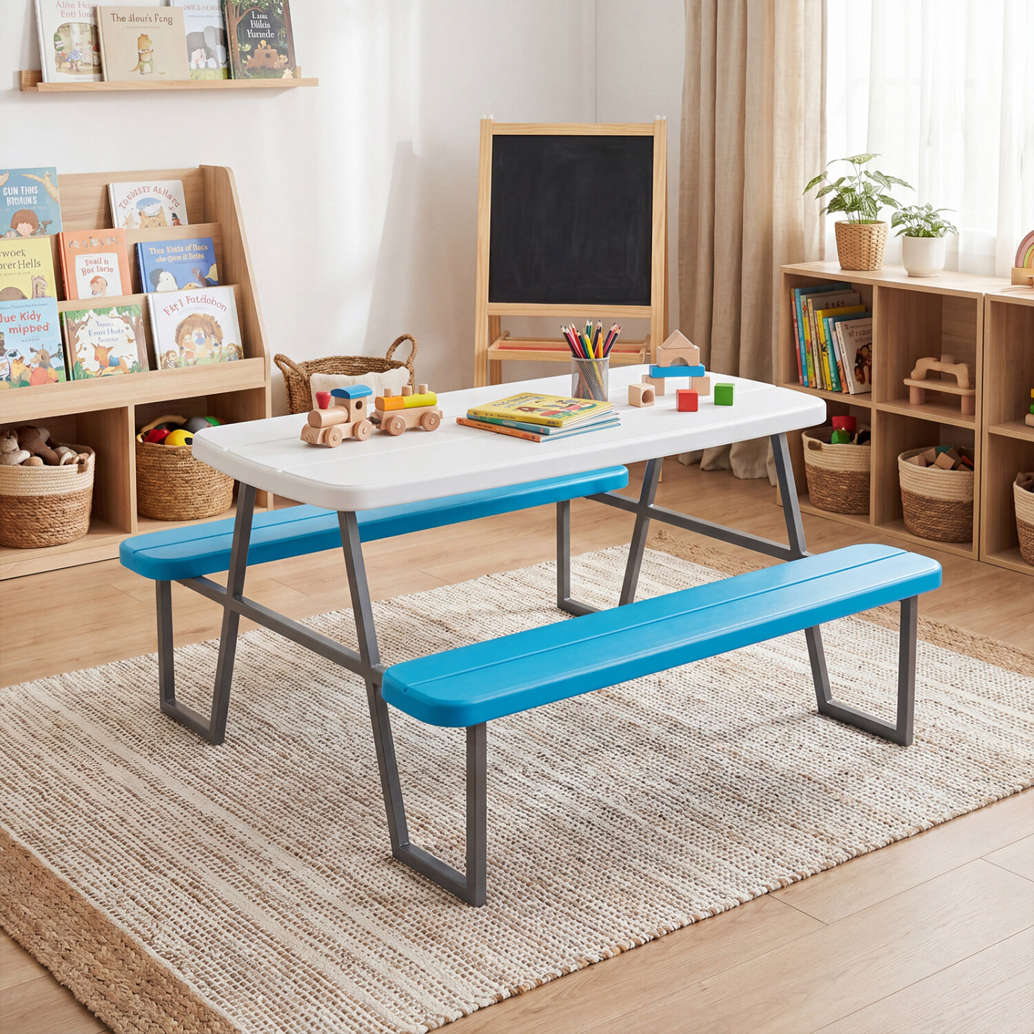 Immagine prodotto - Tavolo da picnic per bambini da giardino