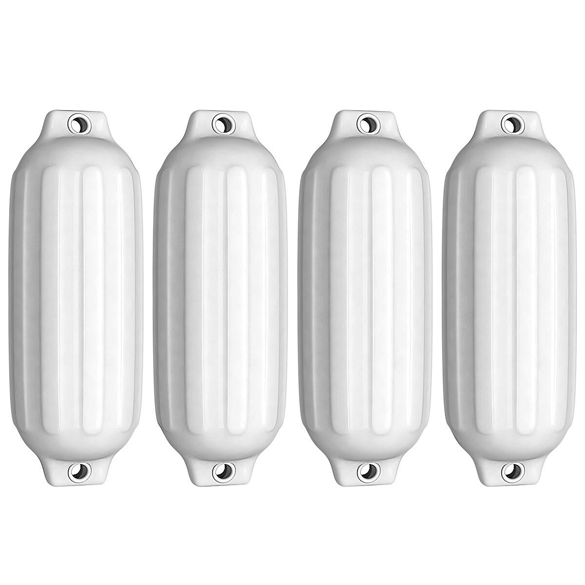 4 soonikkoes Marine 22 cm x 69 cm paadi poritiib vinüülist kaitseraud – valge