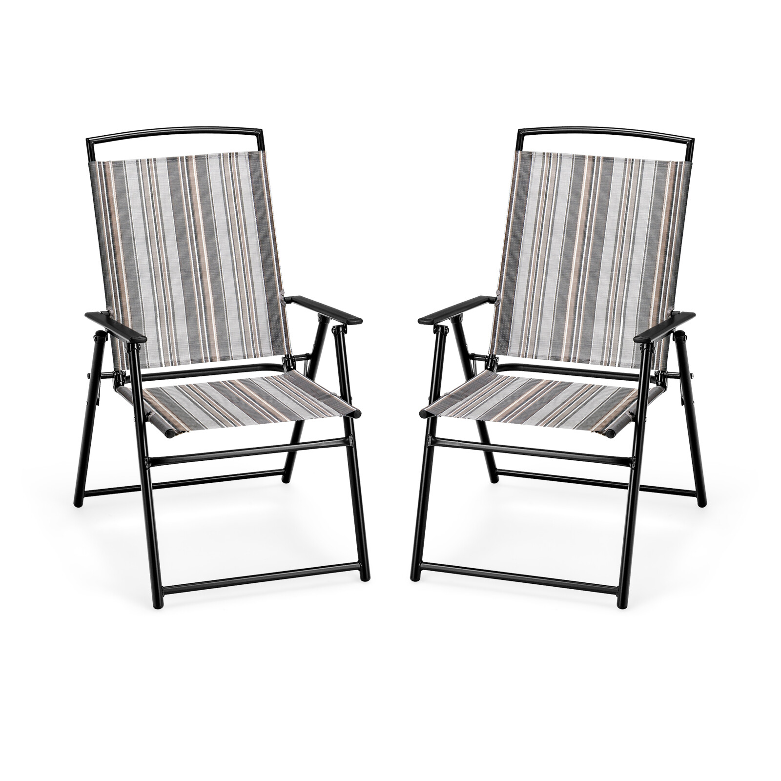 2 kokkupandava terrassitooli komplekt, ruumisäästlik söögitool - hall