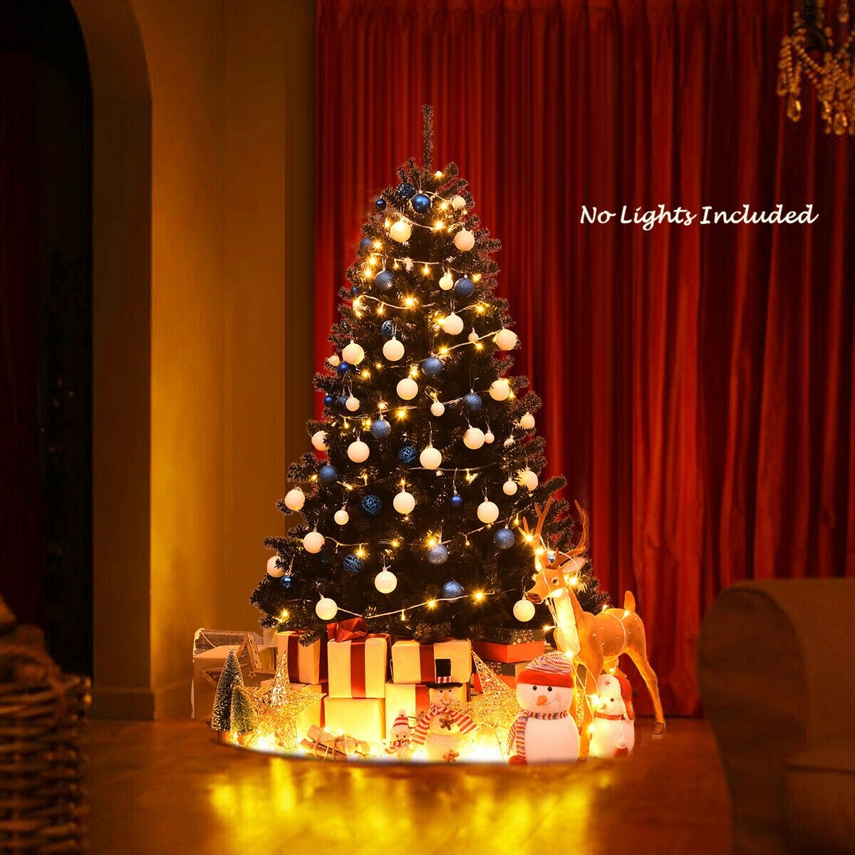 Immagine prodotto - Albero di Natale artificiale nero 6 feet