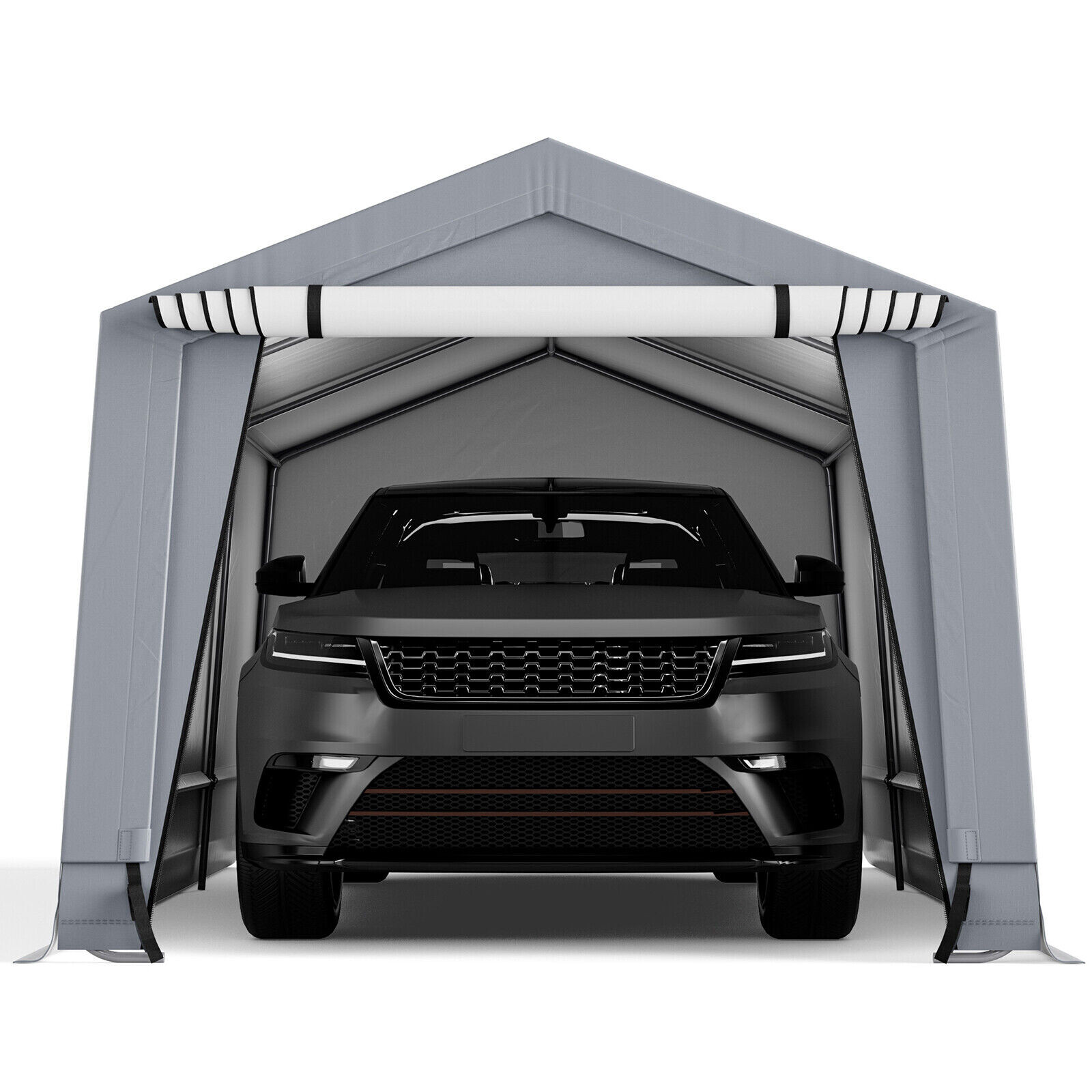 10 x 16/10 x 20 jalga (3 x 4,7 m) vastupidav autovarjualune kahe uksega – 10 x 16 jalga (3 x 4,7 m)