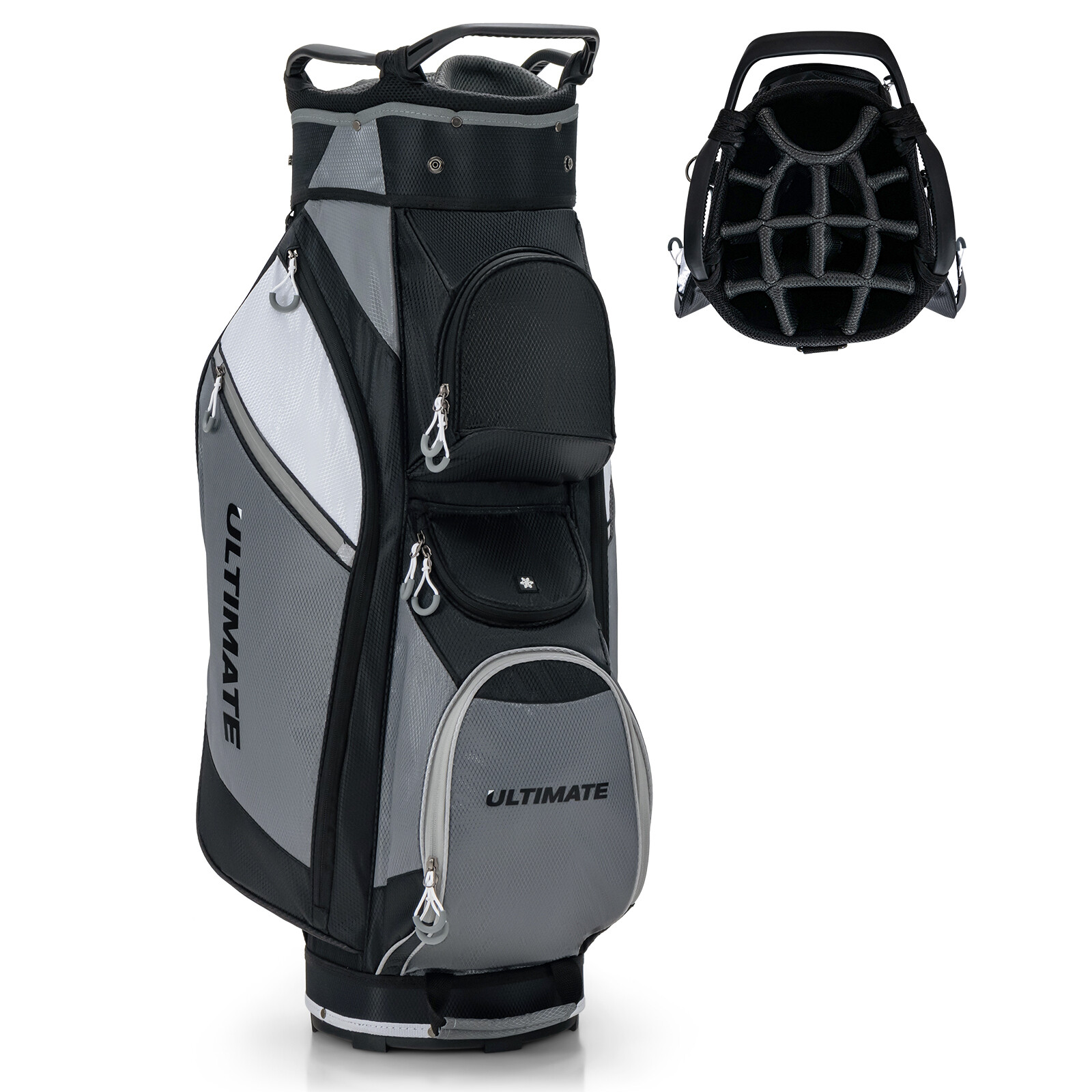 14-suunaline golfikäru aluskott veekindla vihmavarjuga