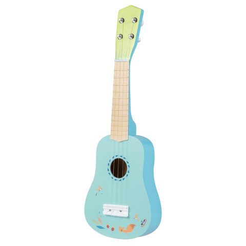 53 cm ukulele lastele pärnpuust korpusega, alates 3. eluaastast