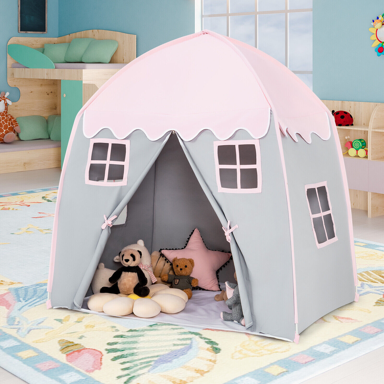 Dettaglio tenda gioco per bambini