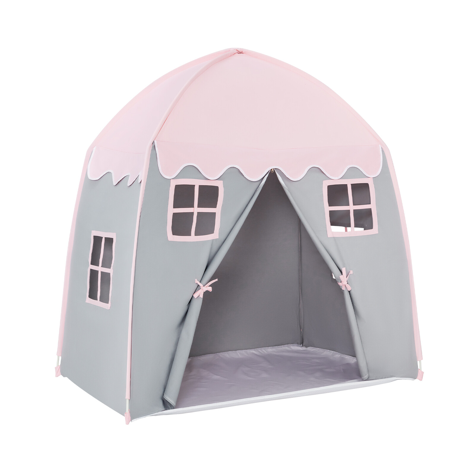 Tenda gioco castello per bambini rosa