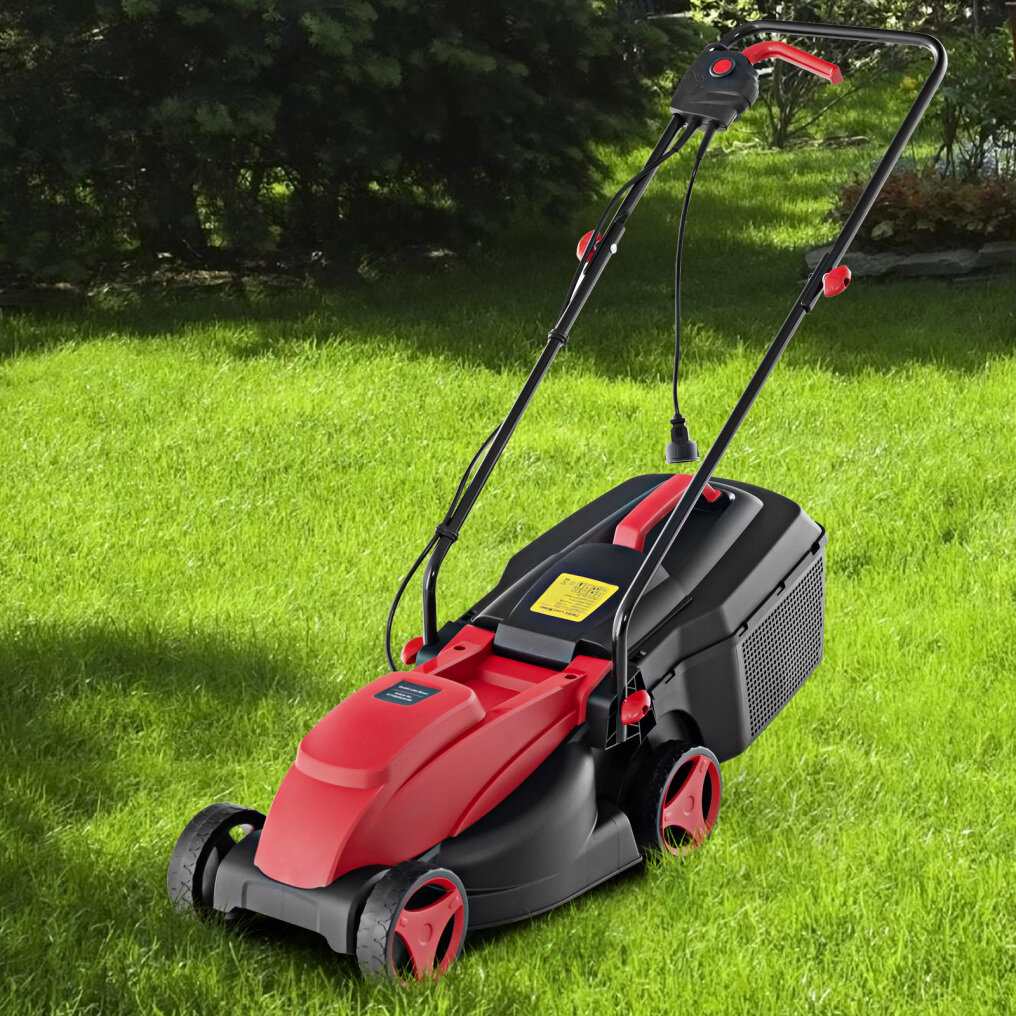 10 AMP 13 Inch Electric Corded Lawn Mower with Collection Box Sourcing ...