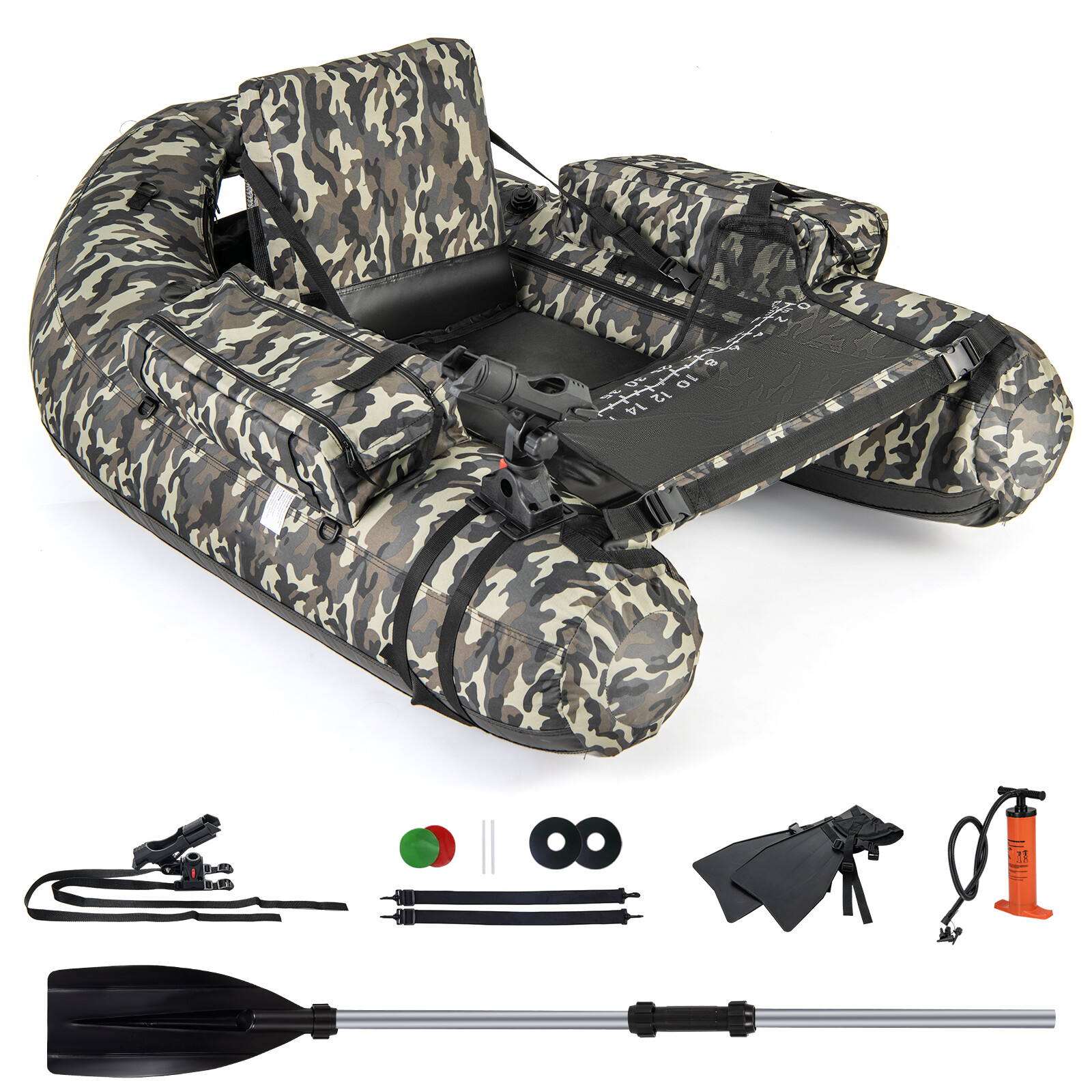 Immagine prodotto - Belly boat gonfiabile da pesca mimetico