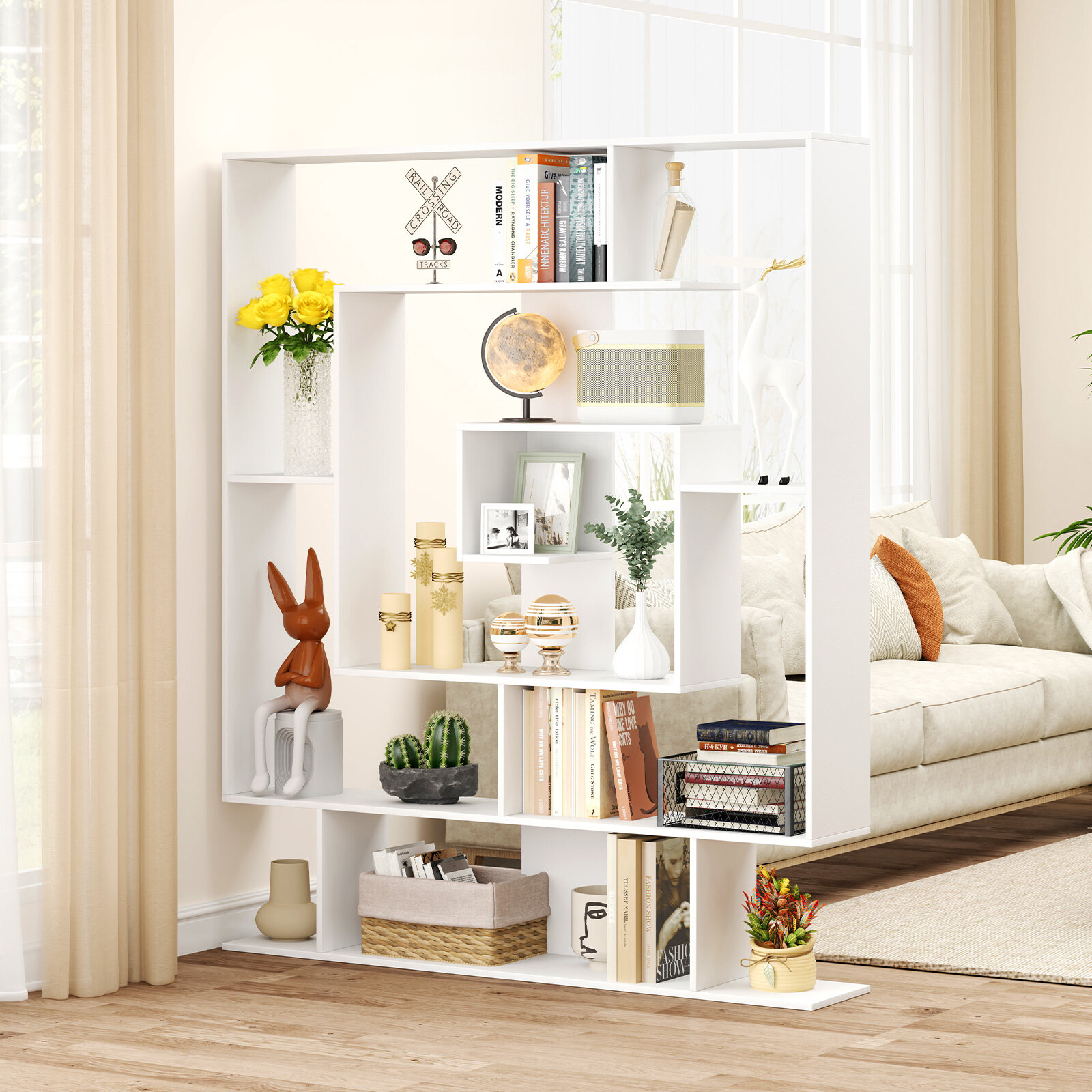 Mobile libreria per ufficio e casa - Dettagli e finitura