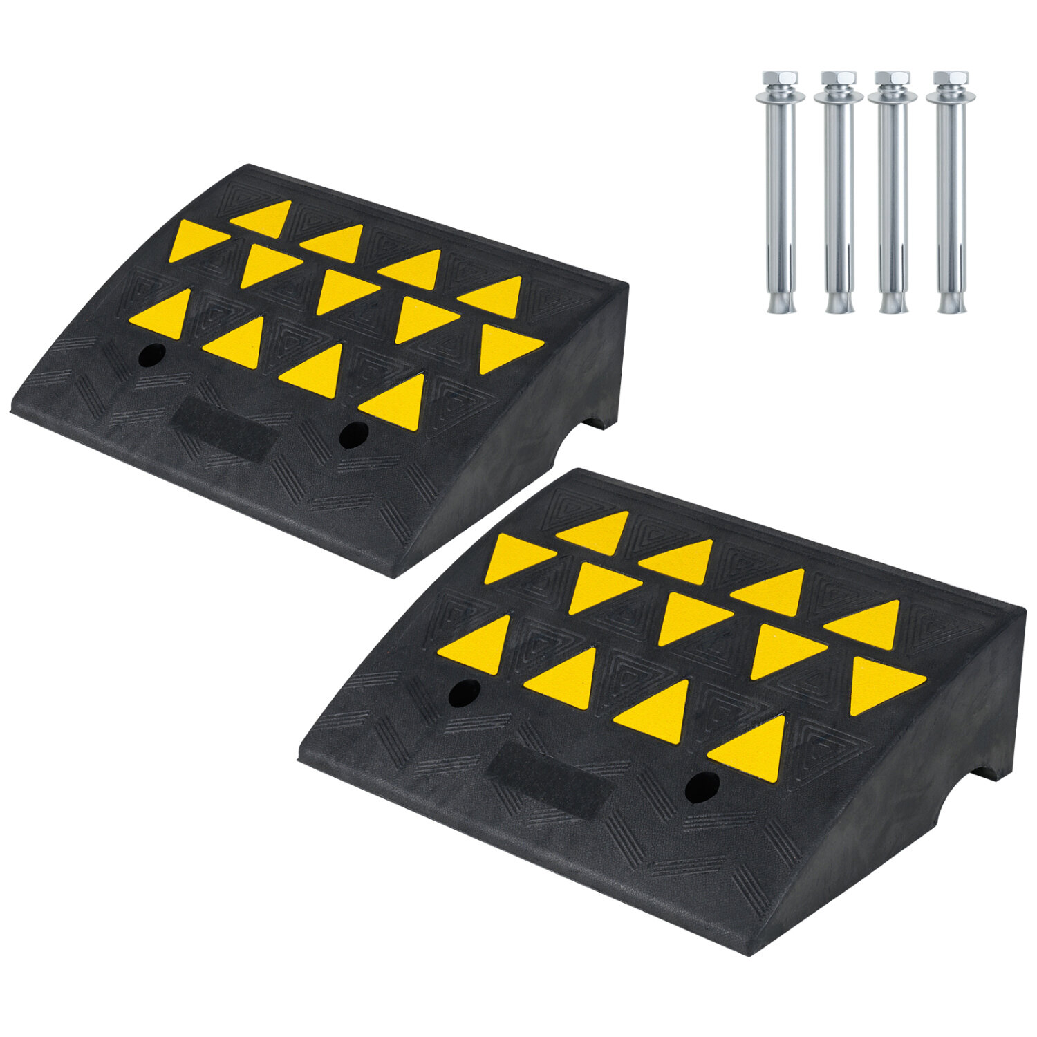2 tk sissesõidutee lävepakku 5/15 cm tõusuga keskmise suurusega veoautodele - M