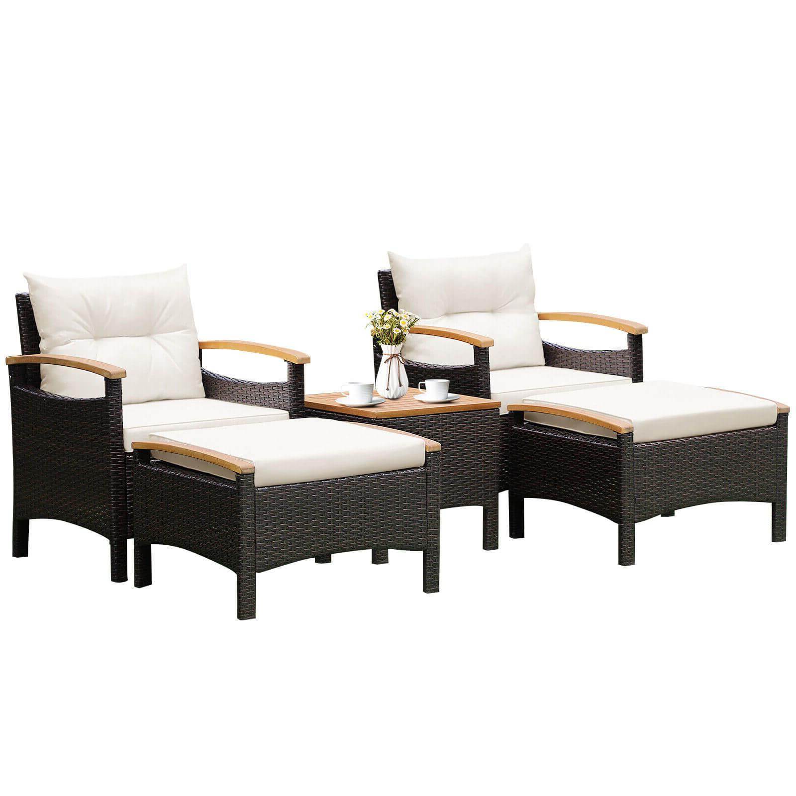 Immagine prodotto - Set completo arredo giardino 5 pezzi
