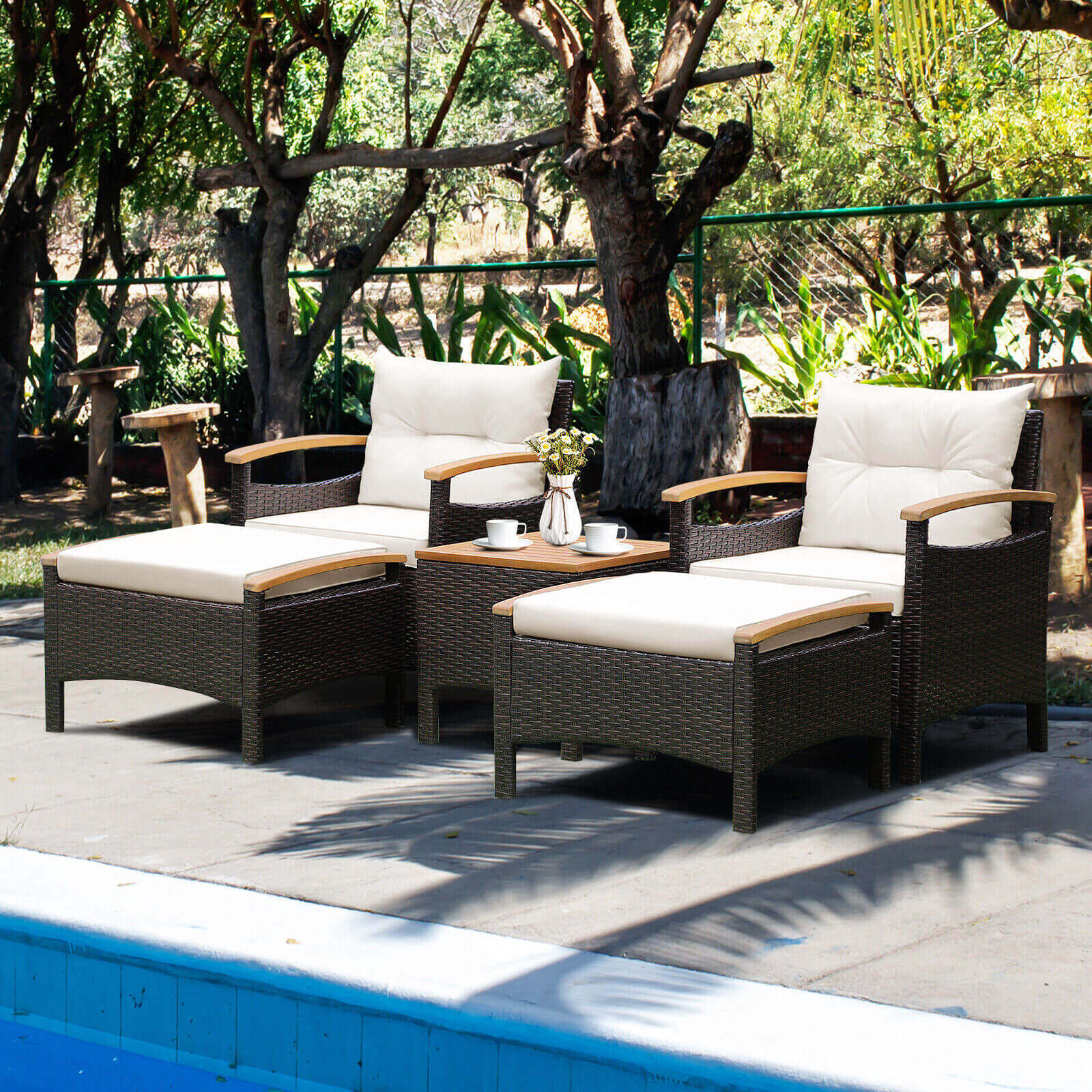 Immagine prodotto - Salotto da esterno per giardino e piscina
