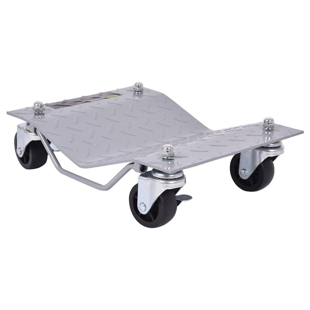 4 Pieces Vehicle Car Auto Repair Moving Tire Wheel Dolly