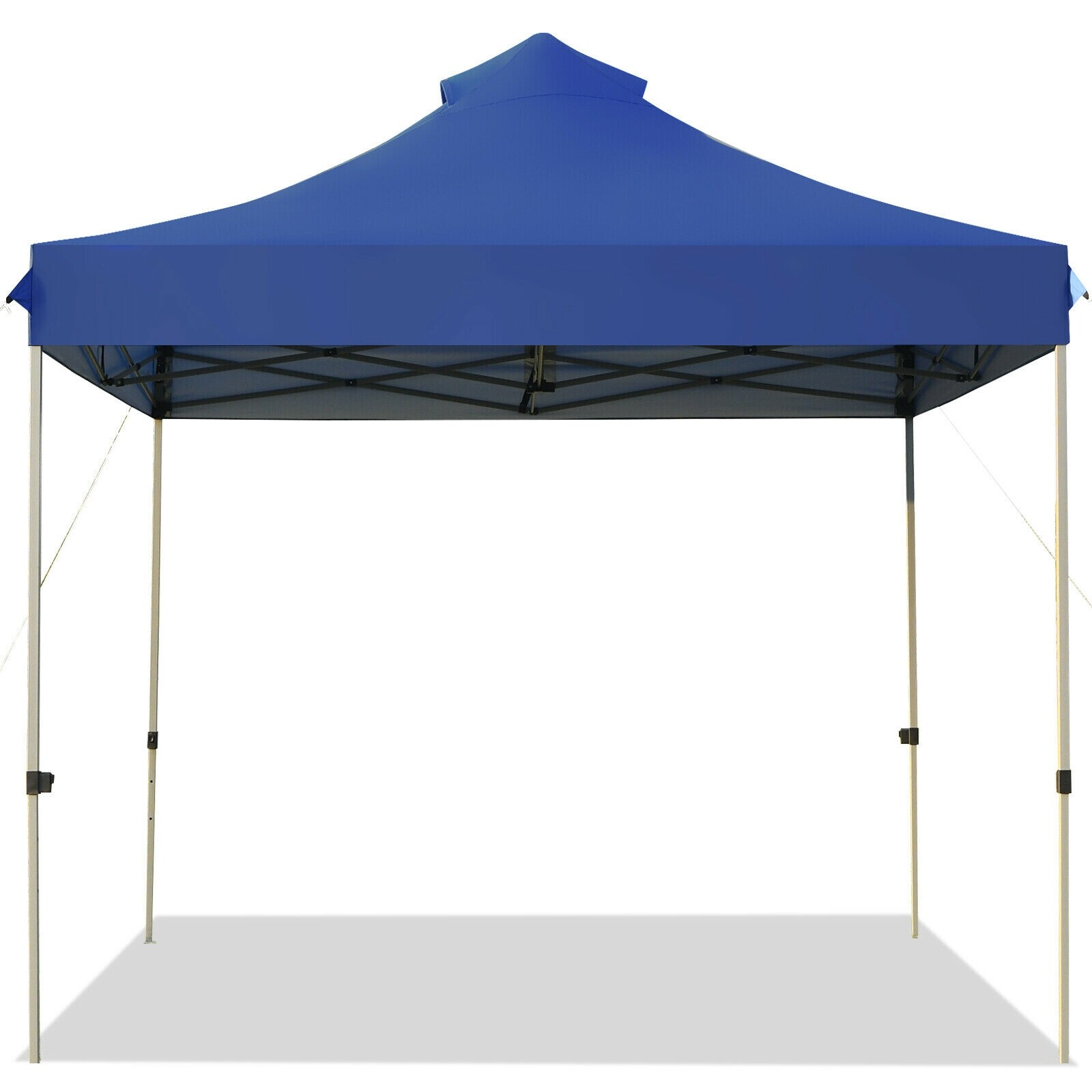 10' x 10' kaasaskantav pop-up varikatusega peotelk üritustele, reguleeritav, rullkotiga - sinine