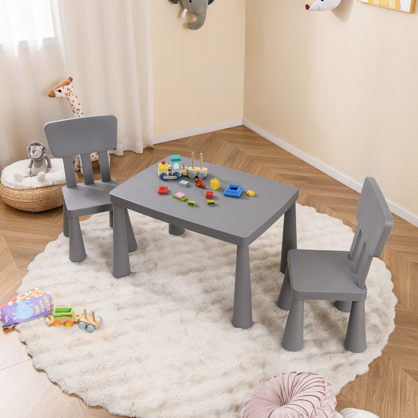 Vista prodotto - Tavolo multifunzionale con sedie per bambini