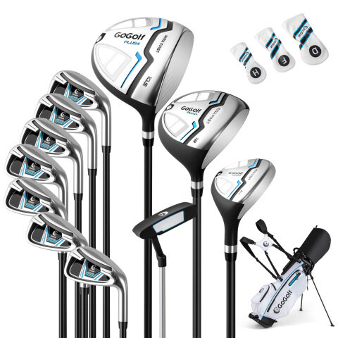 Meeste golfikeppide ja koti komplekt – valge